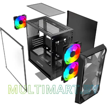 Корпус Powercase Mistral Micro A3B ARGB (CMMAB-A3) картинка 9